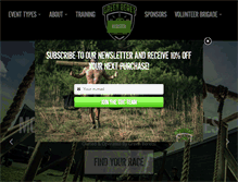 Tablet Screenshot of greenberetchallenge.com